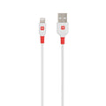 Кабел Skross, Lightning - USB-A 2.0 мъжко, 2.0 м, Бял