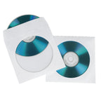 Paper sleeves 1 pc. CDs, 50 pcs per pack HAMA, white