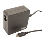 Universal Laptop Power Adapter (Charger) FSP NB 65W, USB Type-C, Black