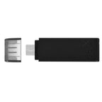 USB Flash Drive KINGSTON DataTraveler 70, 256GB, USB-C 3.2 Gen 1, Black