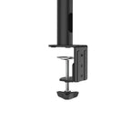 HAMA Adjustable Dual Monitor Desk Mount, 13" - 35", 15 kg, Swivel/Tilt, Black