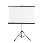Screen on stand 125x125 cm, 2-in-1, mobile set, 21575