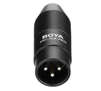 BOYA 3.5mm TRS to XLR Converter, 12-48V Phantom Power 35C-XLR Pro