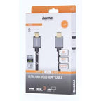 HAMA Ultra HD Cable, HDMI male - HDMI male, 8K, 48GB/s, metal, 2m, Gold-plated connectors, Black