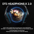 Gaming Headset Logitech G432, Microphone, Black