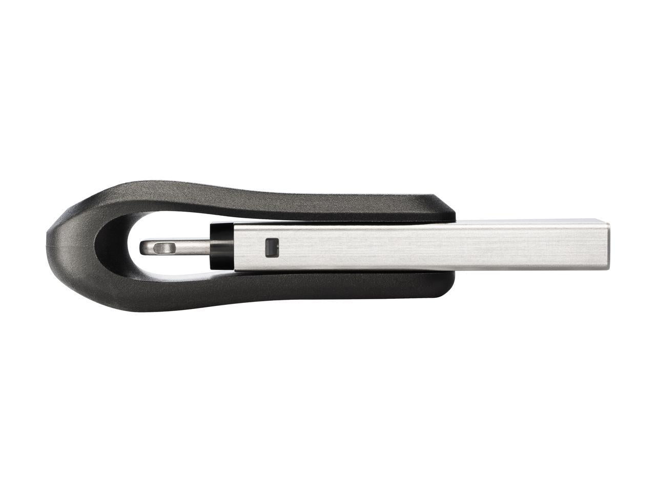 USB памет SanDisk iXpand Flash Drive Go, за Apple iPhone и iPad, USB 3.1 Gen 1, 256GB, Сребрист