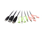 KVM Switch ATEN CS52DP, Two-Port USB-C DisplayPort