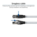 ACT S/FTP Patch Cable, CAT6A IDC 4PPoe/PoE++100W LZSH, 3.0 m