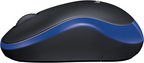 Wireless Optical Mouse LOGITECH M185, USB, Blue/Black