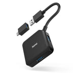 USB-A Hub, 4-Port, HAMA-200116