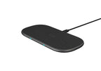 Wireless Charger RAPOO XC260, Qi, Dual, 7.5W/10W, Black