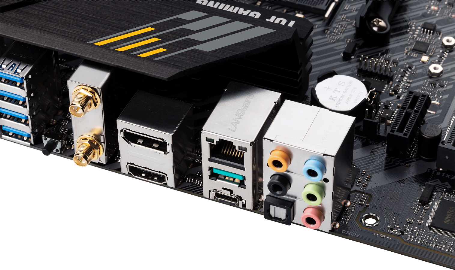 Дънна платка ASUS TUF GAMING B550M-PLUS WIFI II, AMD AM4, micro ATX, 4x DDR4, dual M.2, Wi-Fi 6, PCIe 4.0, Aura Sync RGB