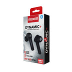MAXELL Dynamic Bluetooth Headphones, Charging Case, True Wireless, Black