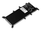 Laptop battery GREEN CELL, Asus A555 A555L F555 F555L F555LD K555 K555L K555LD R556 R556L R556LD R556LJ X555 X555L, 7.6V, 5000mAh