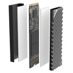 Jonsbo M.2 SSD Passive Cooler, Fin, Grey