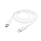 HAMA Charging/Data Cable, USB-C - Type-C/Lightning, 1m, white
