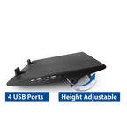ACT Laptop Cooler, Up to 17", Dual Fan, USB Hub, Black