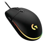 Logitech G102 LightSync Gaming Mouse, RGB, Optical, Wired, USB