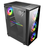 FSP CMT192 TG ATX Mid Tower Case, Black