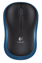 Wireless Optical Mouse LOGITECH M185, Blue, USB