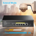 Cudy GS1005PTS1 Switch, 5 Port, 10/100/1000, PoE+ Switch 120W, 1 SFP Slot