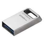 USB Flash Drive KINGSTON DataTraveler Micro, 256GB, USB-A 3.2 Gen 1, Silver