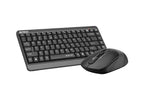 A4TECH Fstyler FGS1110Q Keyboard and Mouse Set, Wireless, Grey