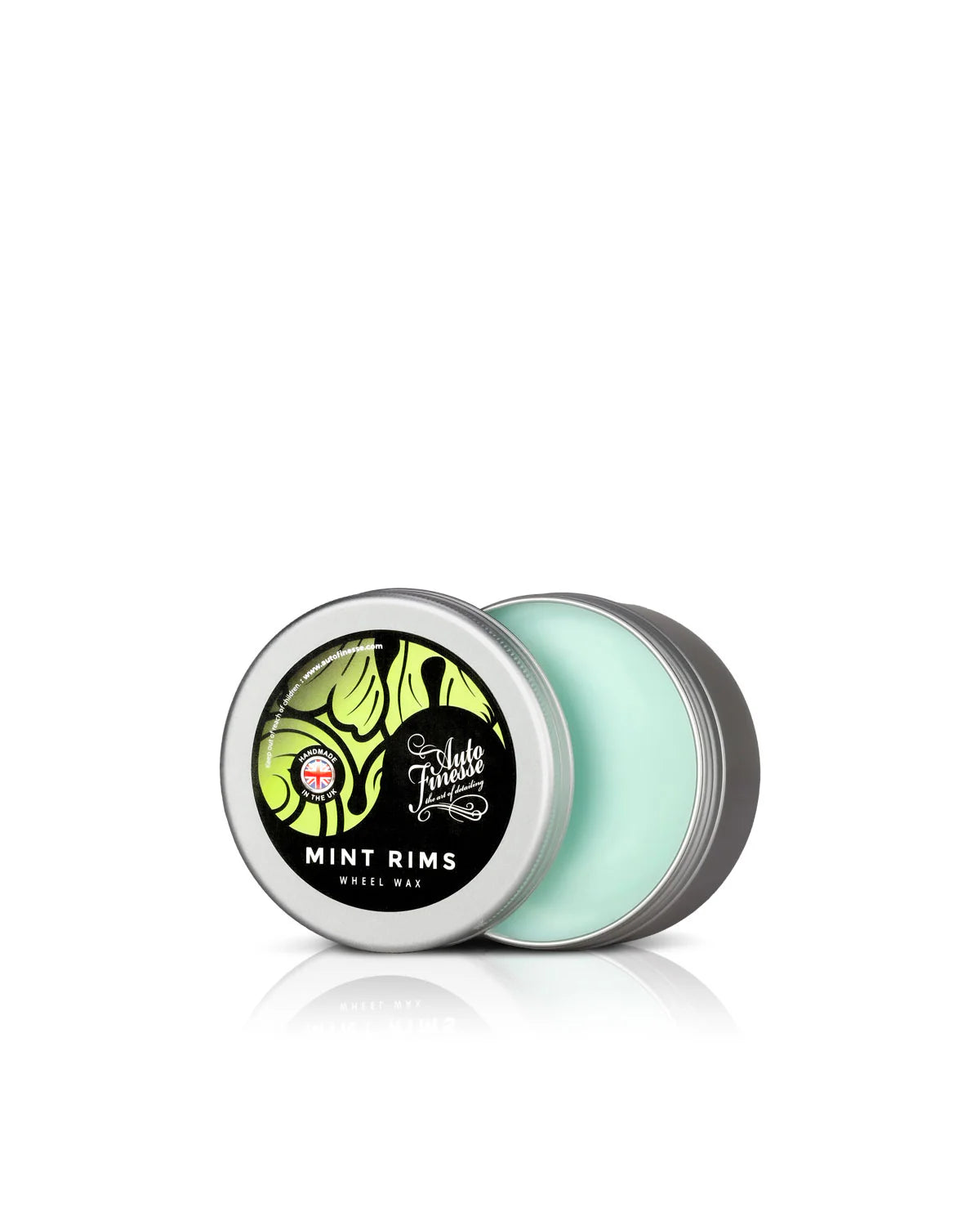 Auto Finesse Mint Rims Wheel Wax – топлоустойчив синтетичен восък за джанти, 100 ml