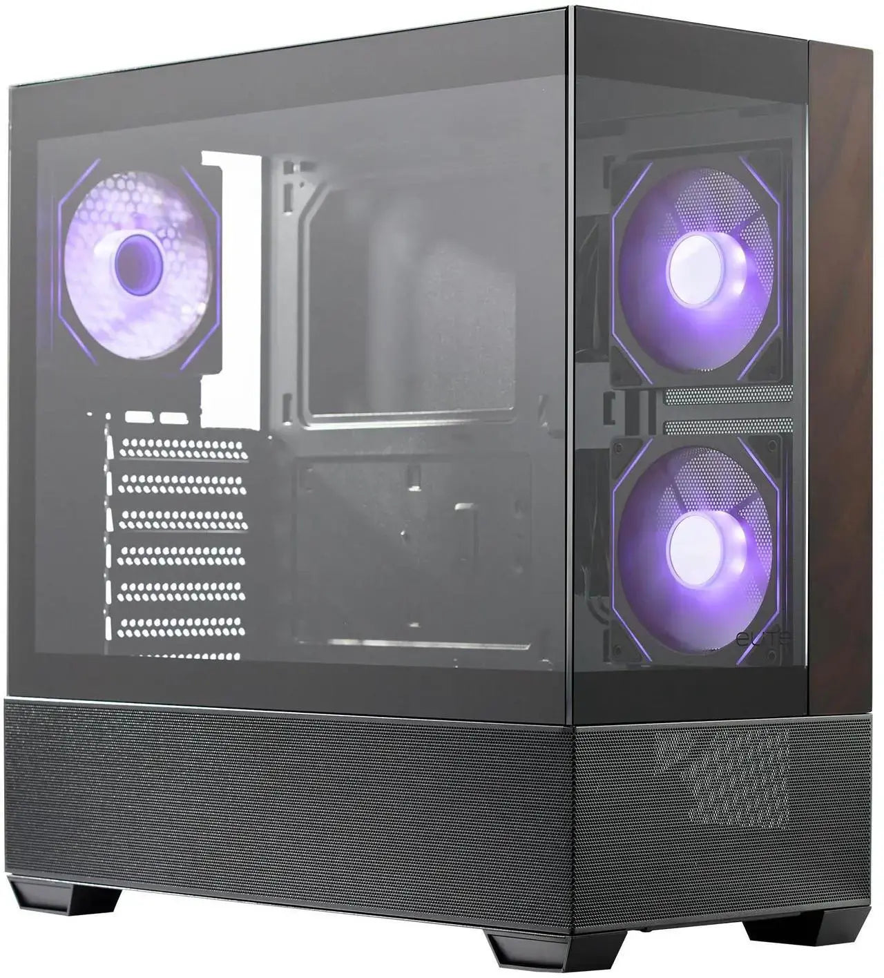 CoolerMaster Elite 690 Wood Case - Black