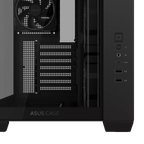 ASUS A32 PLUS Tempered Glass Case + 4 ARGB Fans - Black