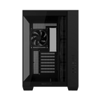 ASUS A32 PLUS Tempered Glass Case + 4 ARGB Fans - Black