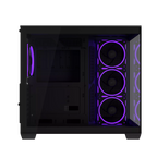 ASUS A32 PLUS Tempered Glass Case + 4 ARGB Fans - Black