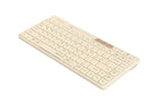 A4tech FBK26C AS Cafe Latte Fstyler Wireless Mini Silent Keyboard, Multi-mode, Cyrillic