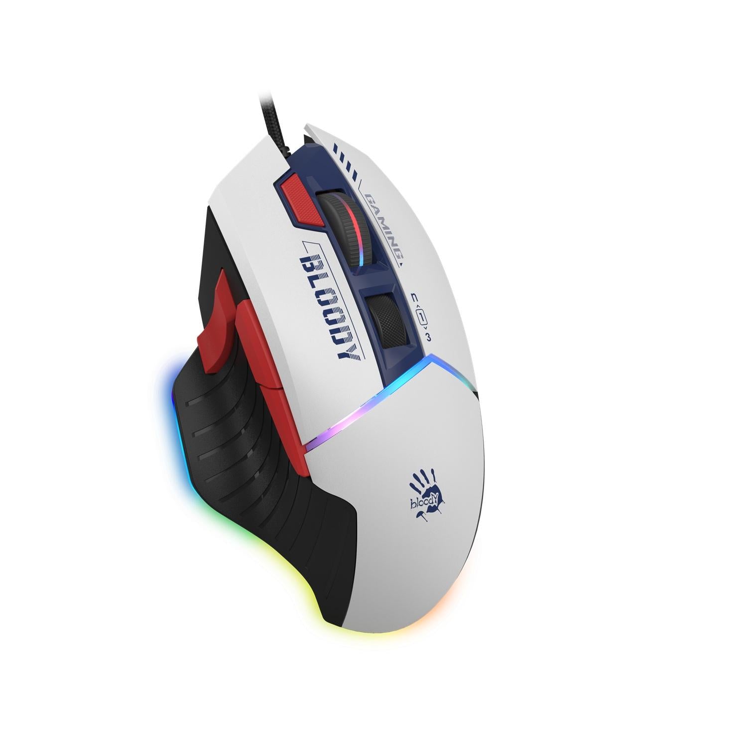 A4tech Bloody W95Max Sports Navy RGB Light Геймърска мишка, 12000cpi
