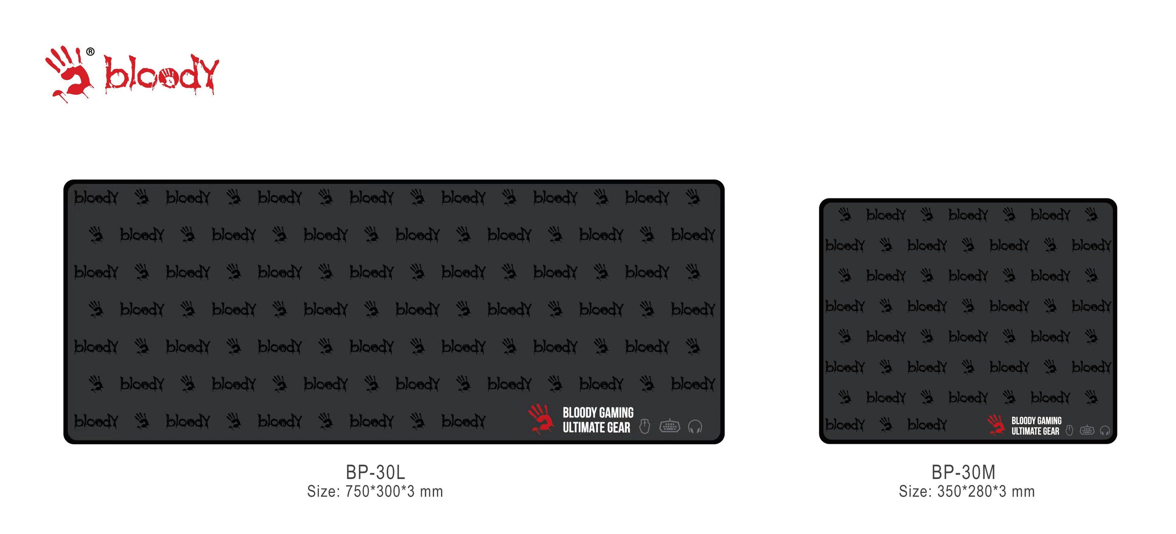 Геймърски пад за мишка Bloody BP-30L, XL размер, 750 x 300 x 3mm