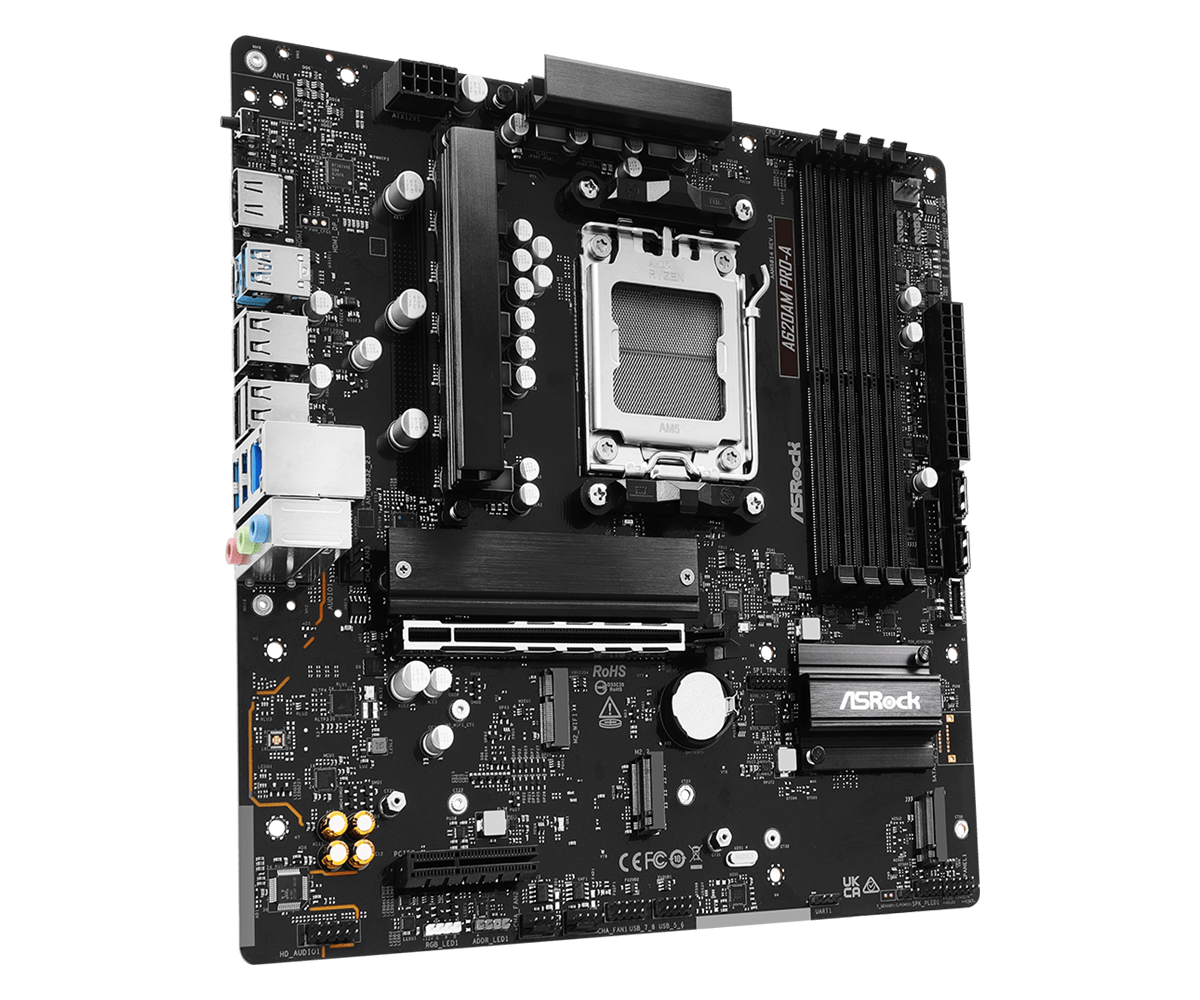 Дънна платка ASRock A620AM PRO-A, AM5