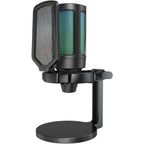 FIFINE A6NEO RGB Desktop Microphone - Black