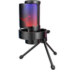 FIFINE A8V RGB Desktop Microphone - Black