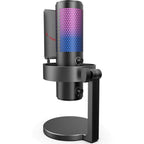 FIFINE A9 RGB Desktop Microphone 4 Polar Patterns - Black