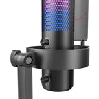 FIFINE A9 RGB Desktop Microphone 4 Polar Patterns - Black