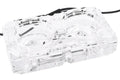 Адаптер приставка с вътрешна и външна резба Alphacool Eisdecke D5 Dual Acrylic Attachment 3x 1/4"