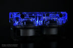 Adapter attachment with internal and external thread Alphacool Eisdecke D5 Dual Acrylic Attachment 3x 1/4"