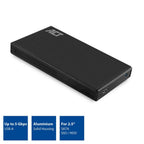 ACT AC1200 Hard Drive Enclosure, SATA, 2.5", USB-A 3.2 Gen1, Black