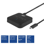 Dual SSD Docking Station, ACT M.2 NVMe/PCIe Cloning, USB-C 3.2 Gen2, 10 Gbps