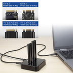 Dual SSD Docking Station, ACT M.2 NVMe/PCIe Cloning, USB-C 3.2 Gen2, 10 Gbps