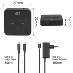 Dual SSD Docking Station, ACT M.2 NVMe/PCIe Cloning, USB-C 3.2 Gen2, 10 Gbps