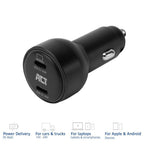 ACT Fast Car Charger 95W 2x USB-C, PD, GAN, 12-24V