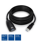 ACT USB 3.2 Gen 1 Extension Active Cable USB-A-USB-A, 5m/ incl. up to 4xAC6005USB/
