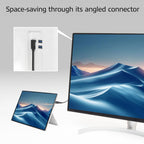 ACT USB-C to USB-C Cable, 10Gbps, 60W, 1m, connectors - 1 x straight and 1 x 90° up/down angled