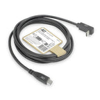 ACT USB-C to USB-C Cable, 10Gbps, 60W, 1m, connectors - 1 x straight and 1 x 90° up/down angled